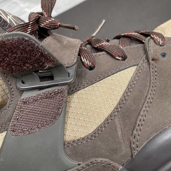 Air Jordan | Brown Suede Jordan Flight 45 Trk High Boot Sneaker 5.5Y - Picture 8 of 11